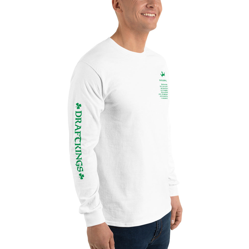 St. Patrick's Day DraftKings Blessing Long Sleeve Shirt