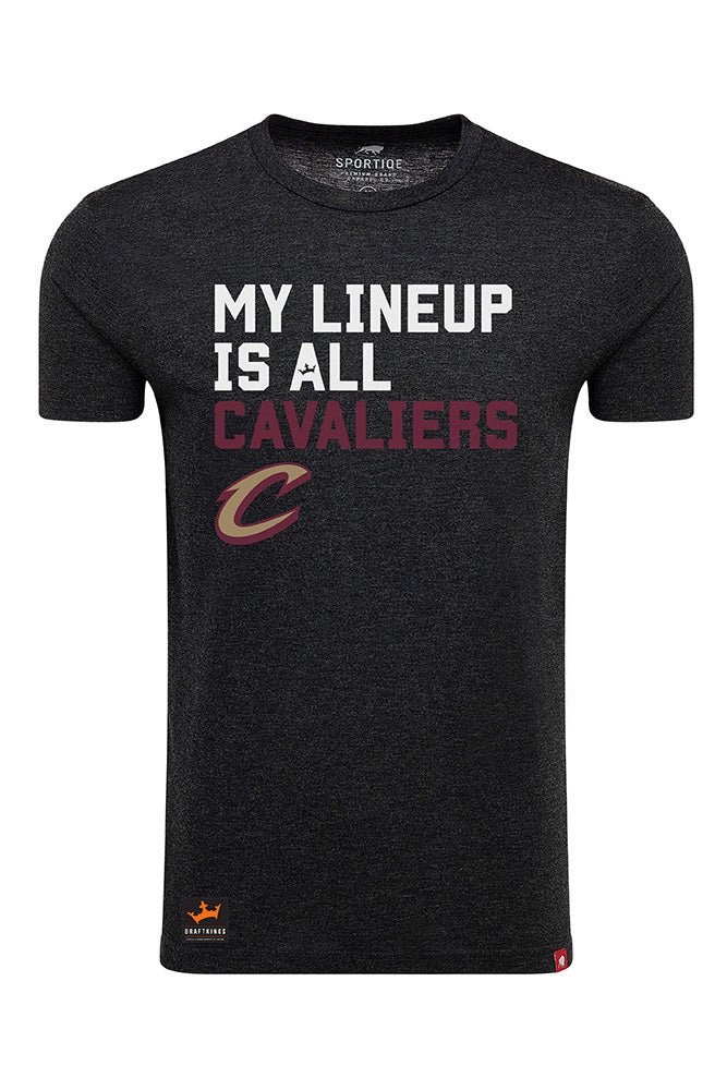 Cleveland Cavaliers My Lineup Sportiqe Comfy T-Shirt