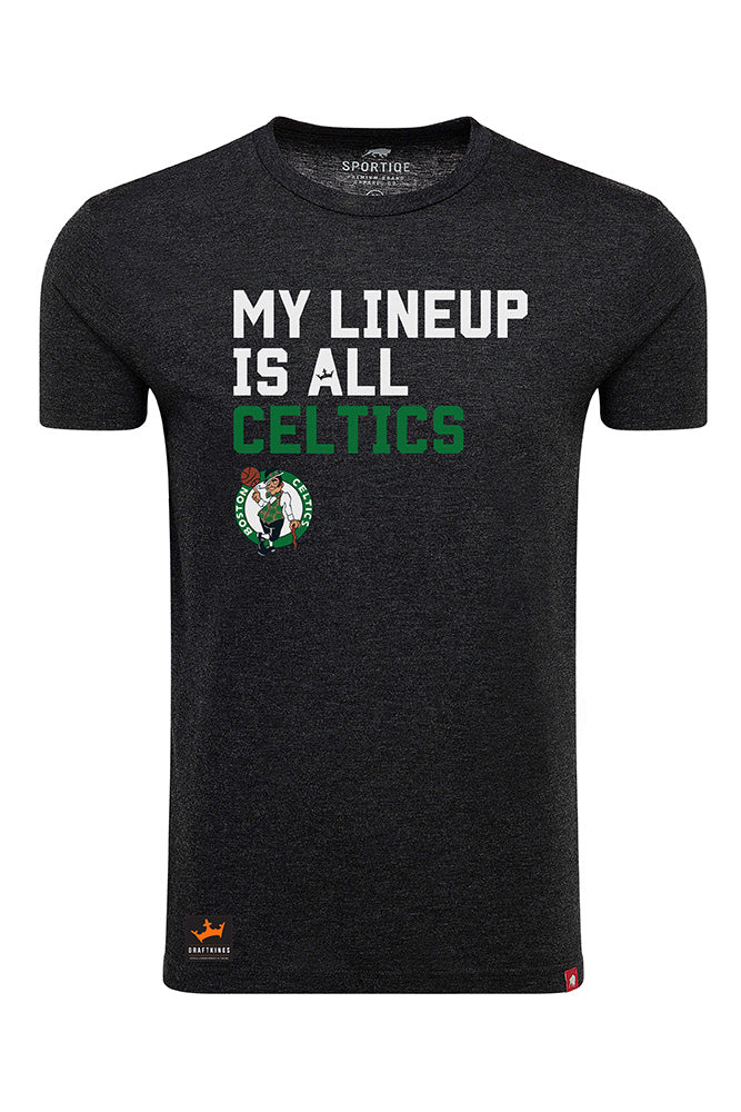 Boston Celtics My Lineup Sportiqe Comfy T-Shirt