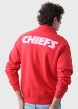 Kansas City Chiefs Junk Food Men's Mock 1/4 Button Up