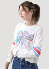 Oilers Junk Food Women's Kickoff Crop Crewneck