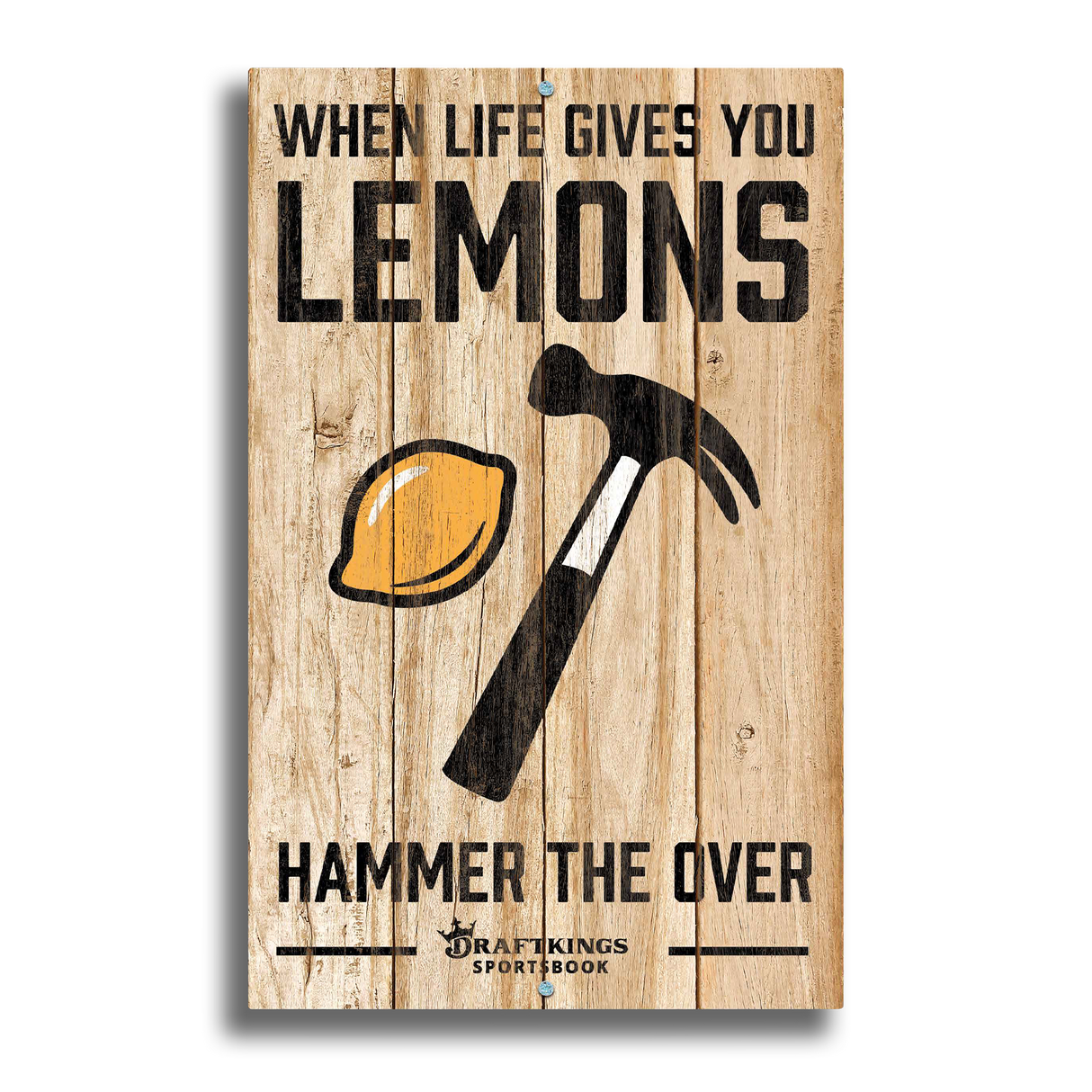 DraftKings "When Life Gives You Lemons" Wall Art