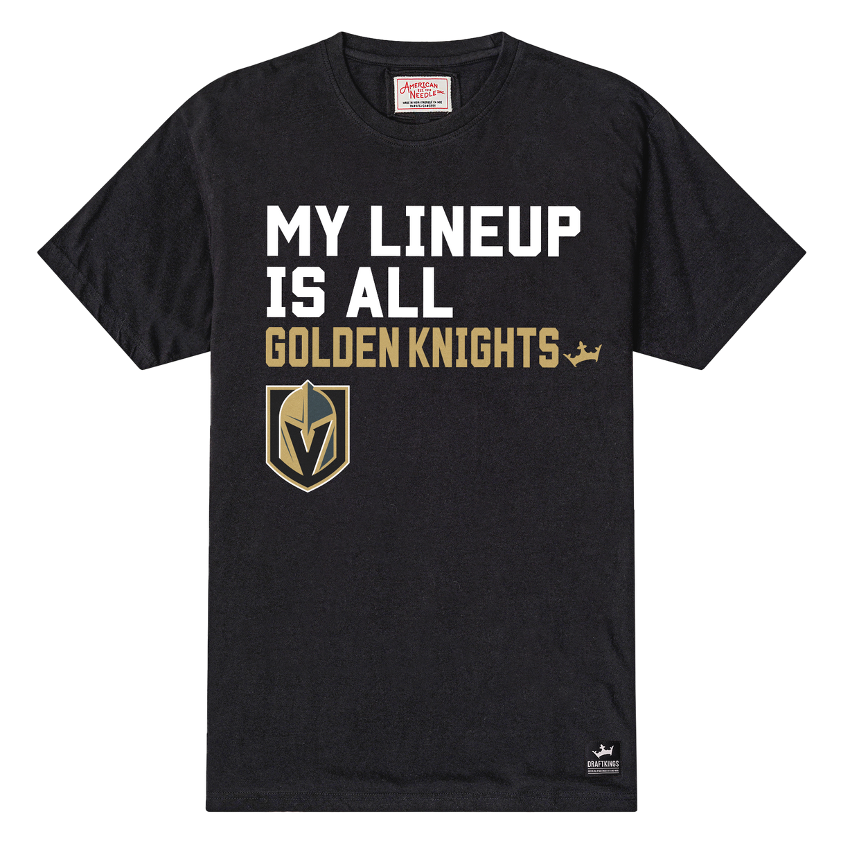 Vegas Golden Knights My Lineup T-shirt