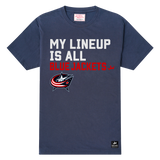 Columbus Blue Jackets My Lineup T-shirt