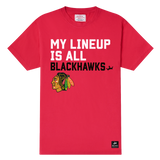 Chicago Blackhawks My Lineup T-shirt