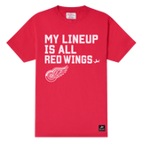 Detroit Red Wings My Lineup T-shirt