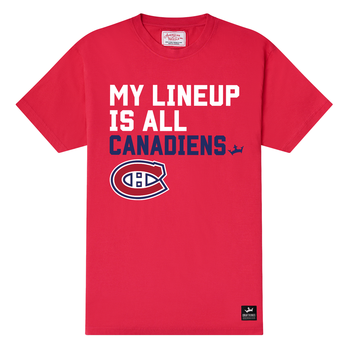 Montreal Canadians My Lineup T-shirt