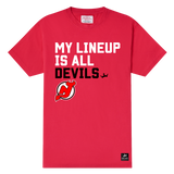 New Jersey Devils My Lineup T-shirt