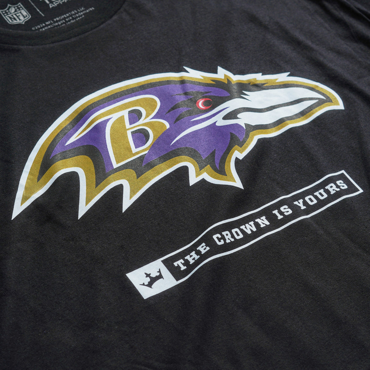 Baltimore Ravens Crown Men's Short Sleeve T-Shirt