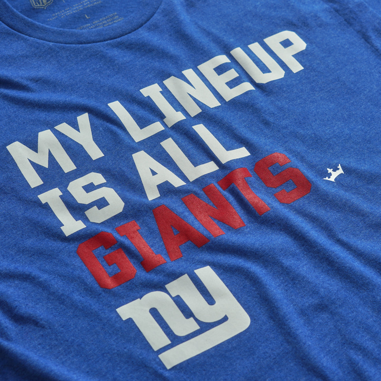 New York Giants My Lineup Men's Short Sleeve T-Shirt