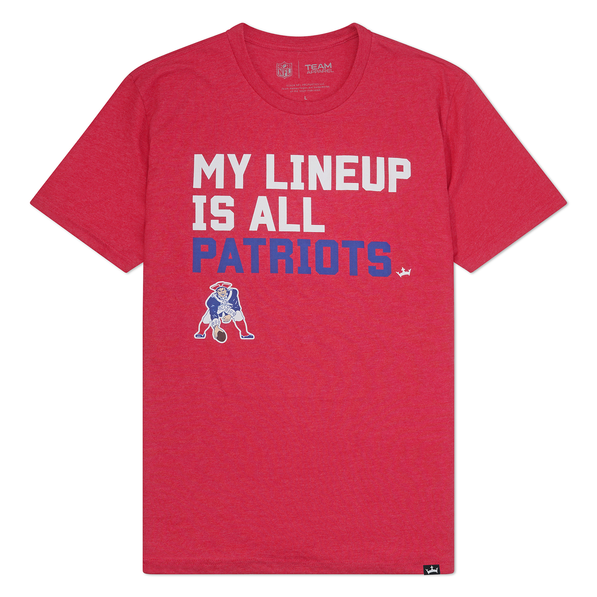 New England Patriots My Lineup Men's Short Sleeve T-Shirt