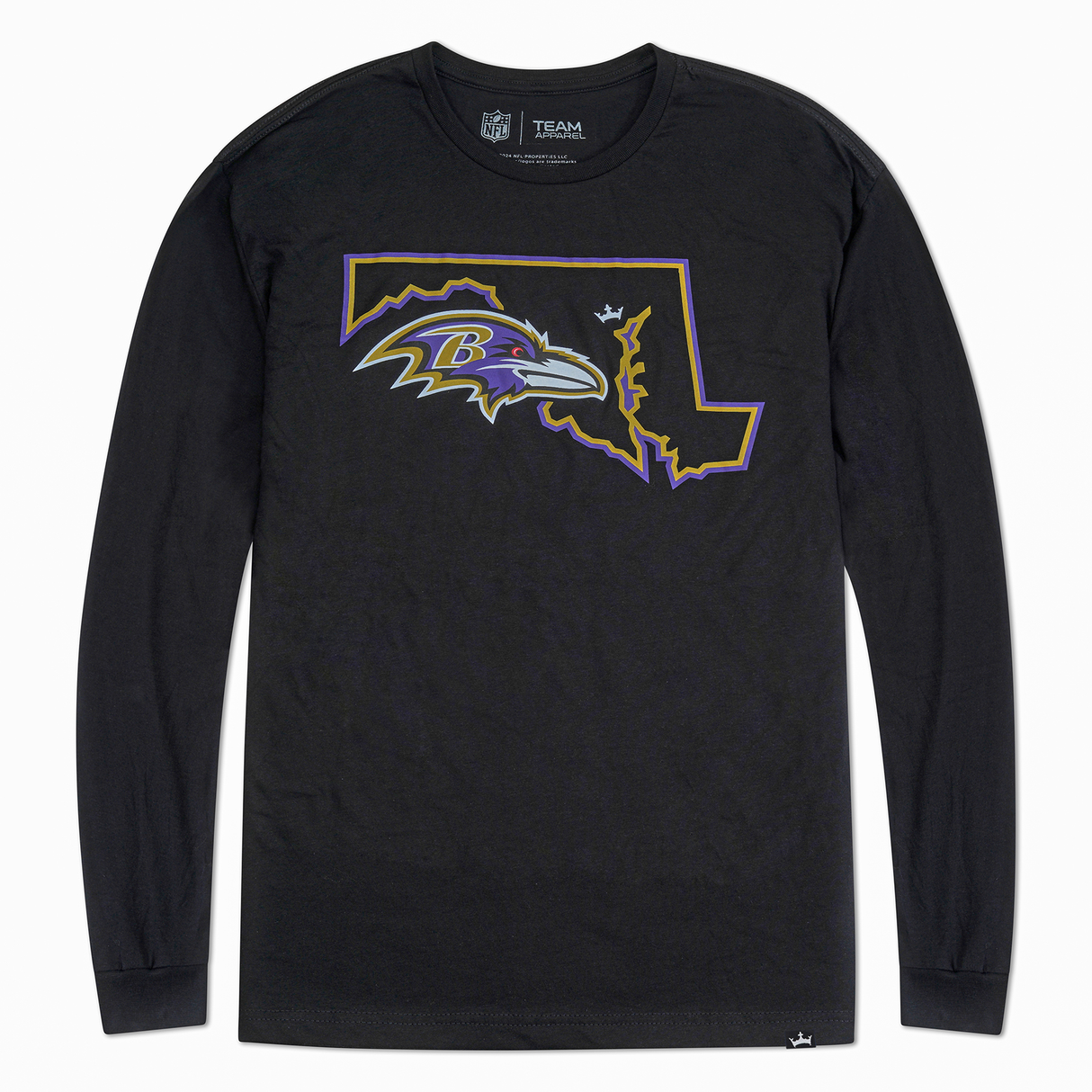 Baltimore Ravens Crown Long Sleeve Shirt