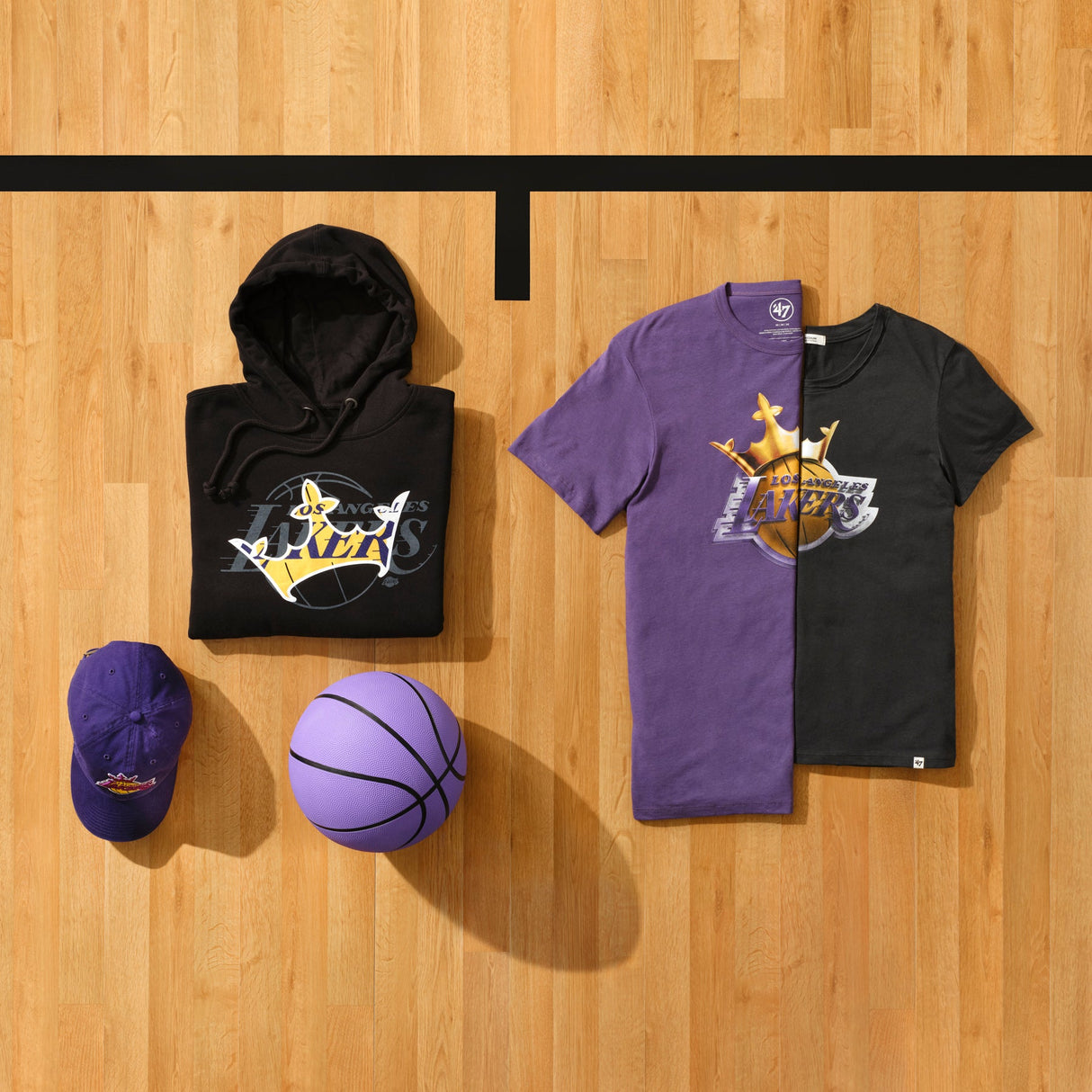 Los Angeles Lakers Crown '47 Women's Frankie T-Shirt