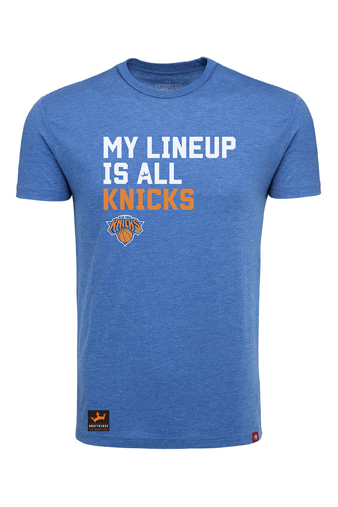 New York Knicks My Lineup Sportiqe Comfy T-Shirt