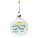 Peace, Joy, and Teams That Cover Ornament