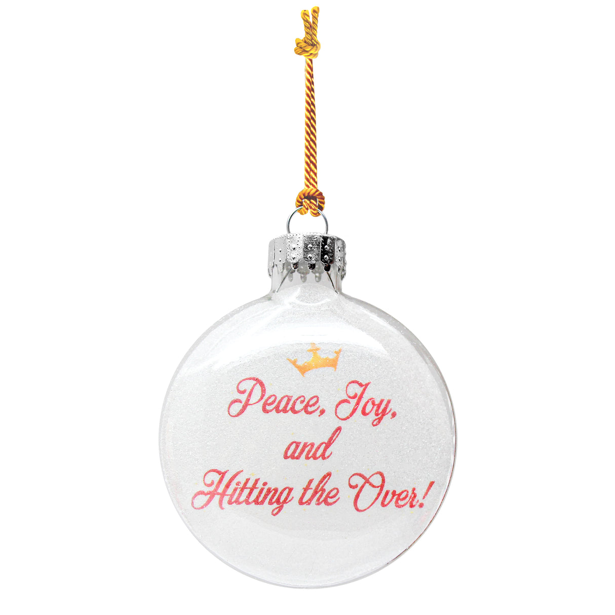 Peace, Joy, and Hitting The Over Ornament